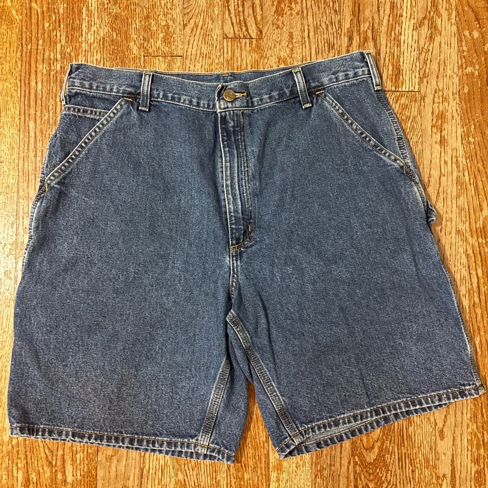 Carhartt Blue Jean Shorts Casual Style